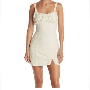 Brand new - Abound Runched Linen Mini Dress Size M